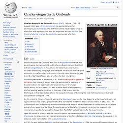 Charles-Augustin de Coulomb