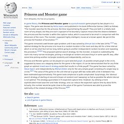 Princess and monster game