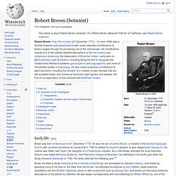 Robert Brown (botanist)