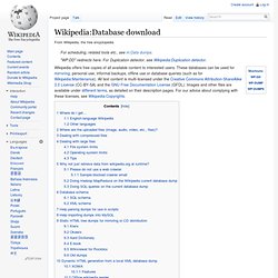 Database download
