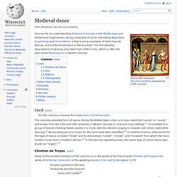 Medieval dance