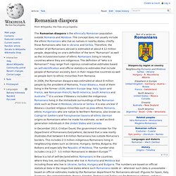 Romanian diaspora