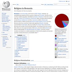 Religion in Romania
