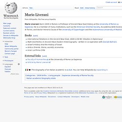Mario Liverani, wikipedia