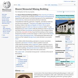 Hearst Memorial Mining Building