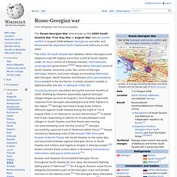 2008 South Ossetia war