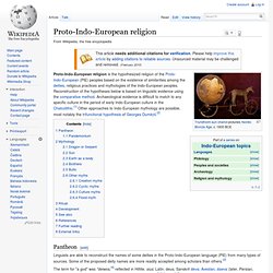 Proto-Indo-European religion