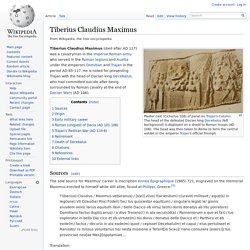 Tiberius Claudius Maximus