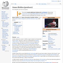 James Holden (producer)