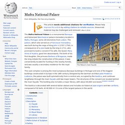 Mafra National Palace