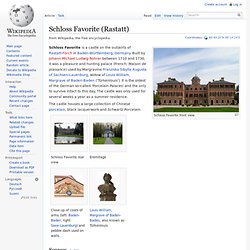 Schloss Favorite (Rastatt)