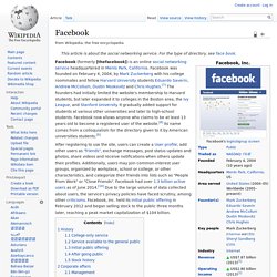 Facebook (Wikipedia)