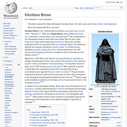 Giordano Bruno