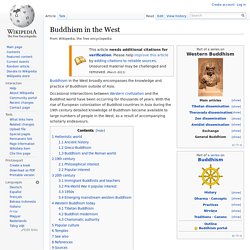 Buddhism in the West