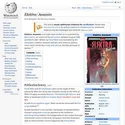 Elektra: Assassin