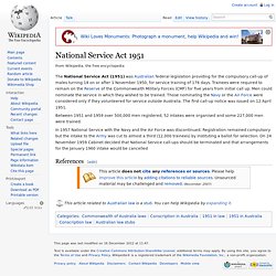 National Service Act 1951