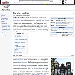 Bicholim conflict - Wikipedia, the free encyclopedia
