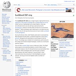 Lockheed XF-104