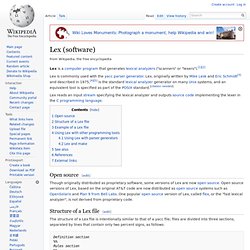 Lex (software)