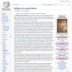 Religion in ancient Rome