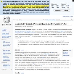 User:Shelly Terrell/Personal Learning Networks (PLNs)
