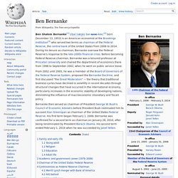 Ben Bernanke