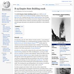 B-25 Empire State Building crash