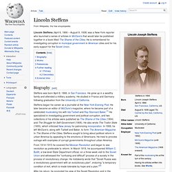 Lincoln Steffens