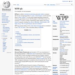 WPP plc