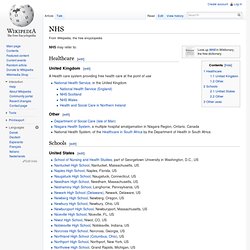 NHS - Wiki