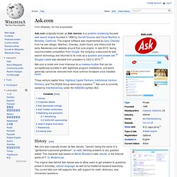 Ask Jeeves (Wikipedia)