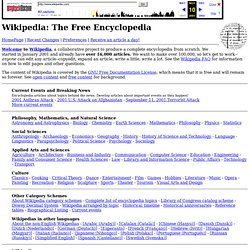 Wikipedia: HomePage