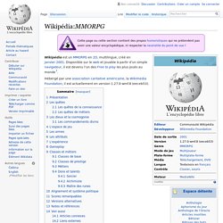 Wikipédia:MMORPG