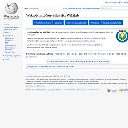 Wikipédia:Nouvelles du Wikilab