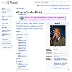 Wikipédia:Pastiches/Un Noir