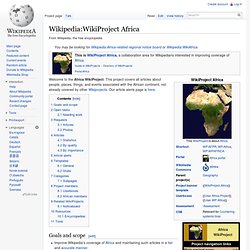 WikiProject Africa