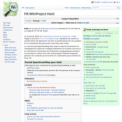 FR:WikiProject Haiti