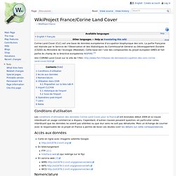 WikiProject France/Corine Land Cover