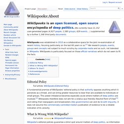 Wikispooks:About - Wikispooks