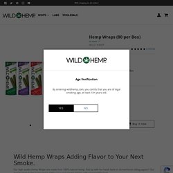 Flavored Hemp Wraps by Wild Hemp
