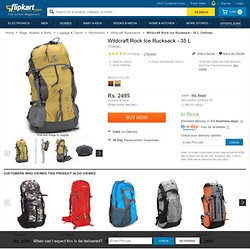 Wildcraft Rock Rucksack - 30 L - Price in India, Reviews, Ratings & Specifications