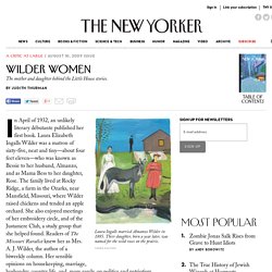 Wilder Women - The New Yorker