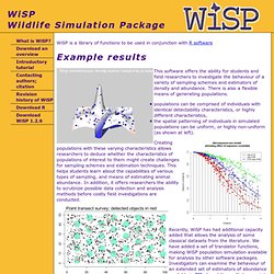 WiSP Wildlife Simulation Package
