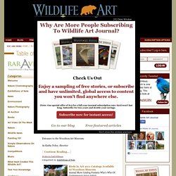 Wildlife Art and Western Art Blog - Wildlife Art Journal - Blog