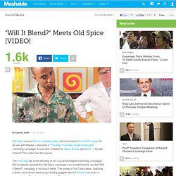 "Will It Blend?" Meets Old Spice