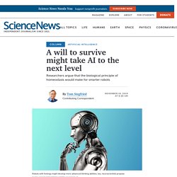 A will to survive might take AI to the next level