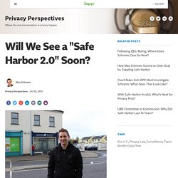 Will We See a "Safe Harbor 2.0" Soon?