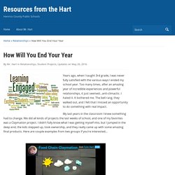 How Will You End Your Year – Resources from the Hart