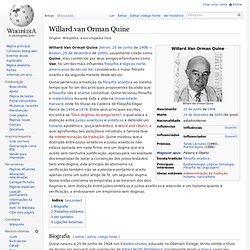 Willard van Orman Quine