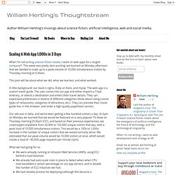 William Hertling's Thoughtstream